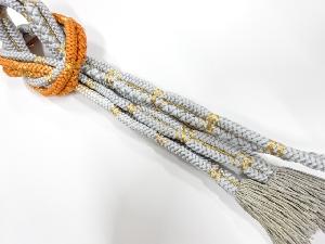 正絹　撚り房　手組帯締め